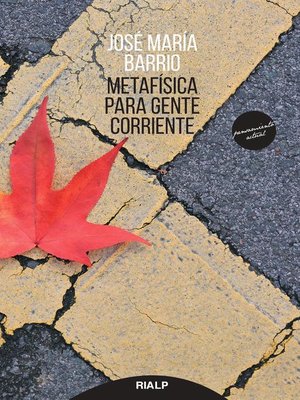 cover image of Metafísica para gente corriente